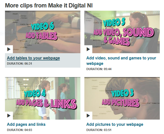 Make It Digital Videos