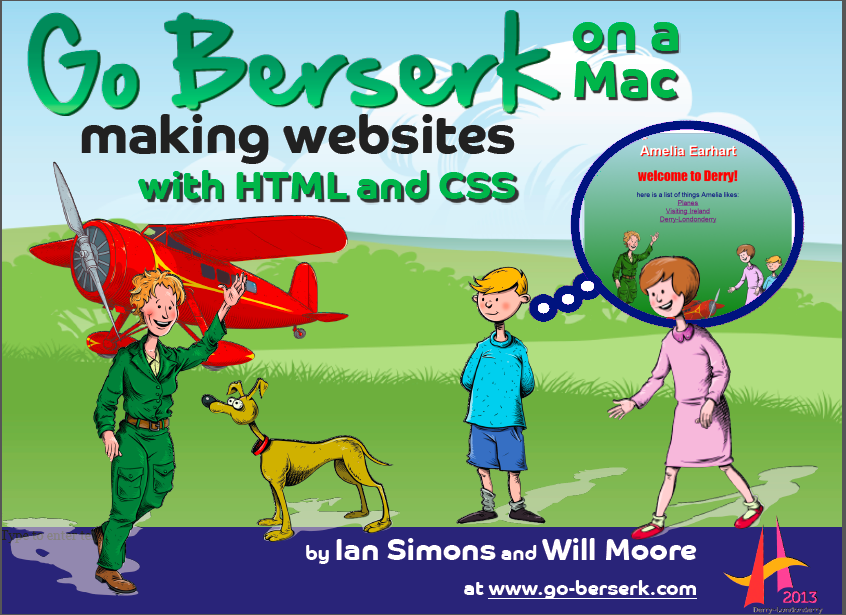 Go Berserk on a Mac making websites with HTML and CSS e-book